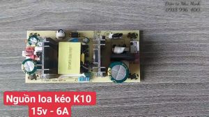 Nguồn Xung Loa Kéo K10 - Nguồn Loa Kéo 15v - 6A chất lượng