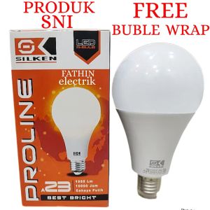 BOHLAM LED / LAMPU LED SILKEN PROLINE PUTIH GARANSI 1 TAHUN 5W-23W