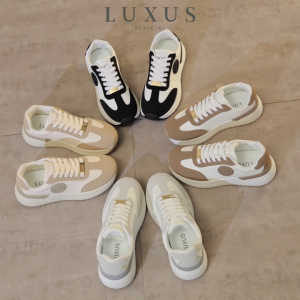 Luxus Yuha Sepatu Wanita Sneakers Sporty Impor Sepatu Hangout Sepatu Jalan Wanita - LX2046