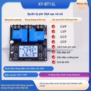Aideepen | Máy Đo Điện Áp Dòng Điện DC10-110V BT13 Đồng Hồ Đo Coulomb Thiết Bị Kiểm Tra Điện Áp Dòng Điện Bảo Vệ Sạc Xả Pin Và Chỉ Báo Dung Lượng