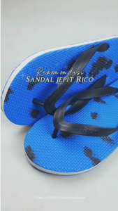 Sandal Jepit RIKO Motif Warna Warni Sandal Jepit Cowok Cewek Sandal Jepit RICO DORENG ( 9 - 105 )