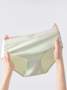 กางเกงชั้นในผ้าฝ้ายสตรีแบบไร้ตะเข็บ ป้องกันแบคทีเรีย สำหรับฤดูร้อน