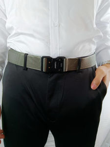 Genuine Tactical Belt metal Buckle Military Belt Soft Real Nylon Sports Accessories