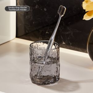 Baroquehouse | Luxury Glass Toothbrush Holder Pair