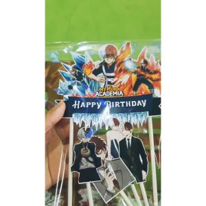 Cake Topper kue ulang tahun karakter Transformers Autobot Decepticon gratis custom nama