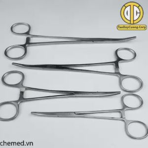 Panh cong y tế có mấu và không mấu thép trắng pakistan dùng trong y tế các size
