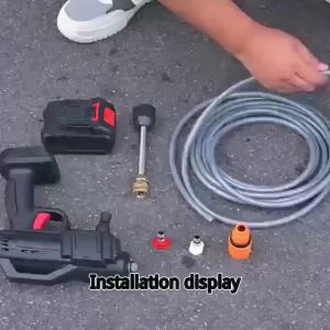 Cordless Jet Clean Mesin pembersihan mobil Alat Steam Cuci Motor Mobil Alat Semprot Cordless Jet Cleaner Dengan Baterai 388VF