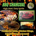 BBQ Charcoal 3KG -Eucalyptus Wood - Perfect for Satay, Chicken Wings, Kebabs, Burgers. 