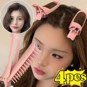 🔥Ready Stock🔥4Pcs Natural Hair Root Fluffy Hairs Clips Curly Hair Rollers Bangs Hairs Styling Clip Hairpins Lazy Korean Hairs Styling Accessories