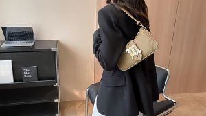 Tas Selempang Kulit Wanita & Tas HP Bahu Cewek Terdapat 2 Tali