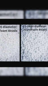 Styrofoam beads bead DIY slime slimes artificial snow stuffing flower crafts 2-5mm diameter 1litre