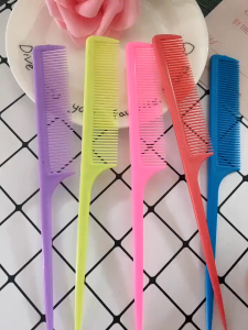 Random Color Comb Pointed Long Tail Hairstyle salon combs hair styling tool fine combing hair accessories
