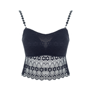 Huyu | Spring Summer Pearl Chain Halter U-shaped Back Bra
