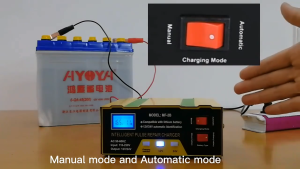 Japan Original Intelligent Pulse Car Battery Charger with LCD Display Universal 12V/24V Automatic Recognition Compatible with Cars Motorcycles Trucks and More