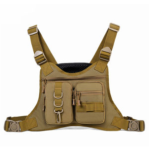 Tactical Molle Front Chest Rig Vest Bag Outdoor Sports Travel Mens FIshing Hiking Camping Trekking Training Backpack