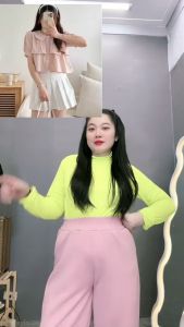 Áo Sơ Mi Nữ Bigsize Cô Nhỏ Kiểu Babydoll Cổ Bèo Tay Bồng Dáng Croptop Chất Xốp Đôi Tiểu Thư Thanh Lịch 50-95kg SM163