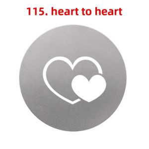 SUBEN | 110-Pattern Gobo Insert Heart Double Happiness Wedding Dress