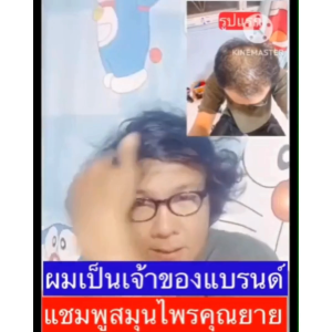 แชมพูสมุนไพรเร่งผมยาว ลดผมร่วง บำรุงรากผม สูตรเข้มข้น 17 ชนิด 250 มล.