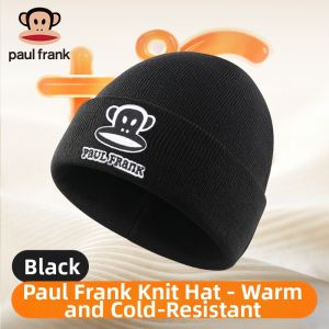 Paul Frank | Embroidered Big Head Size Warm Knit Hat Slimming
