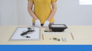 ซื้อ 1 แถม 1 200W ไฟโซล่าเซลล์ กันน้ำกลางแจ้ง ป้องกันฟ้าผ่า Solar light แสงสีขาว สว่างอัตโนมัติเมื่อฟ้ามืด จับเวลาระยะไกล