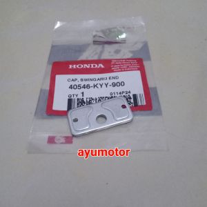 plat besi stelan setelan rantai cap swing arm end blade 125 f1 supra x 125 f1 new original honda satuan 40546KYY900