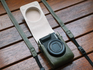 Universal Digital Camera Bag for Canon G7X3 Sony ZV1 RX100M5 GRI M6 Black Card R Ricoh GR3X Leather Pouch Digital Storage