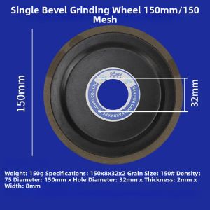 DAIENGONGJU | Single Bevel Diamond Coated Tungsten Steel Saw Blade Teeth Grinding Wheel