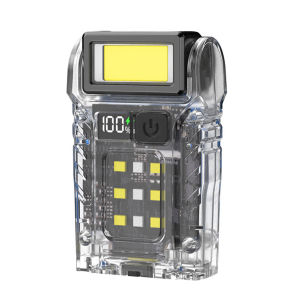 [ปิด 50%] COB+SMD LED ไฟฉาย Mini Mini Mini 1000mAh หมวกคลิปไฟไฟแสดงไฟฉายที่ทรงพลังสำหรับไฟฉุกเฉินในการเดินทาง