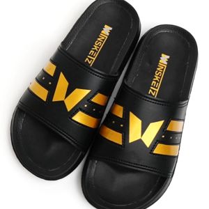 WINSKETZ - Sandal Slip On Anak Laki Laki Perempuan Original Clovers Black Gold