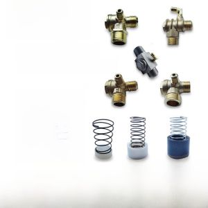 Van Một Chiều Cho Máy Bơm Khí Nén Phụ Kiện Van Chặn Không Khí Máy Bơm Khí Không Dầu Ba Lỗ Van Một Chiều Bằng Đồng