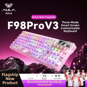 AULA | Bàn Phím Cơ F98 Pro V3 Hỗ Trợ Hot-swap 3 Chế Độ Kết Nối