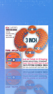 Promo batu potong APR 3 inch super tajam dan awet 10x lebih mantap dripada merk sebelah yg biasa anda pakai.