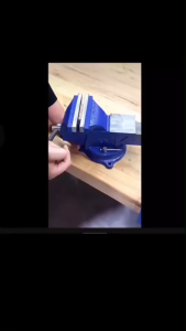 BERALA ปากกาจับชิ้นงาน ปากกาจับงาน ฐานหมุนได้ เครื่องมืองานไม้ ขนาด 4 นิ้ว