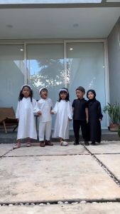 ESHAQ SET - Baju Setelan koko safari Anak Bayi Baby Kids Cowok LakiLaki Lucu Murah katun