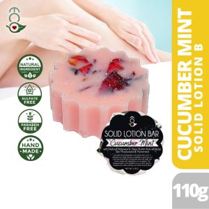Eco Love Premium Cucumber Mint Solid Lotion Bar Natural Ingredients Beeswax Shea Butter Body Butter Natural Moisturizing Aveeno Daily Lotion Shea Butter Best Selling Body Lotion