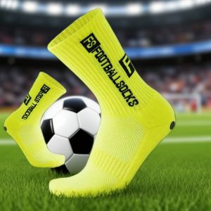 Anti Slip Football Socks with Silicone Grip for Men Soccer Cycling Sports Non Slip Athletic Socks size 38-45