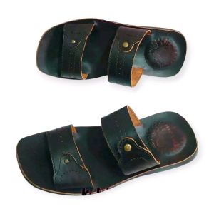 SANDAL KULIT PRIA ( GARANSI KULIT SAPI 100% ) MODEL 4012 COKLAT ( PREMIUM HIGH QUALITY )