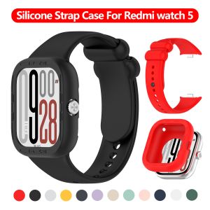 Soft Silicone Cover Strap for Redmi Watch 5 Smart Watch Sport Strap Wristband for Xiaomi Redmi Watch 5 Bracelet Accessories