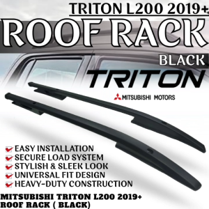 GCAO TRITON L200 2019+ ROOF RACK(BLACK) (12195)