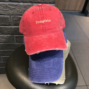 หมวกเบสบอลทรงพับชายสไตล์ยูนิเซ็กซ์ หมวกบัฟสไตล์ยูนิเซ็กซ์แบบสวมสบายสำหรับฤดูร้อน ทรงทันสมัย ​​ลายตัวอักษรพิมพ์ด้วยตัวละคร