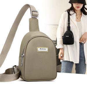 Túi Đeo Chéo Vải Canvas Mini Thời Trang 2024 Túi Đeo Vai Đa Năng Cho Nữ Túi Đeo Ngực Điện Thoại Di Động Túi Đeo Chéo Thường Ngày