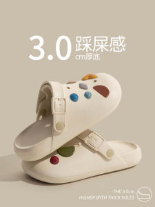 Womens Thick Bottom Sandals Slippers Indoor Home Wear Summer Outdoor Cartoon Style EVA Material Comfortable Home Slippers