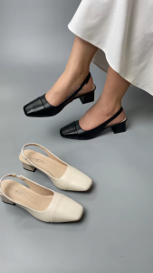 ✨ **GIÀY SLINGBACK DA MỀM – THANH LỊCH ÊM CHÂN** ✨ Cao 4 phân
