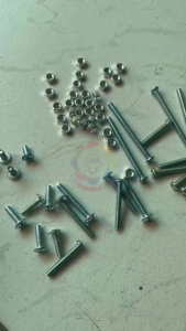 Ốc M4 đầu dù ốc vít bake chữ thập 4mm Bộ ốc đầu tròn kèm đai ốc chất liệu hợp kim nhiều kích thước cho gia dụng điện tử