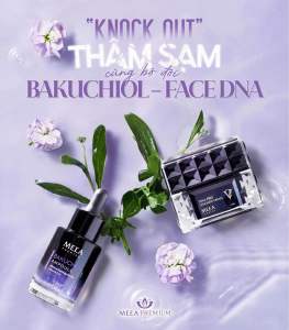 Chính Hãng _Combo Tinh Chất Bakuchoil Và Kem Face Dna Collagen Ver 2 Meea Organic . kem trắng da chống lão hoá mờ sạm nám tàn nhang tinh chất dưỡng da mặt cấp ẩm tái tạo da mặt