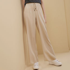 JINSANTA | Heavyweight Mulberry Silk Straight Leg Trousers with Elasticity and Anti-wrinkle