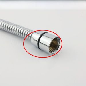 Bathroom Shower Spray Nozzle Connector Cap Pull Rod Tube Brass Connector Stainless Steel Material Shower Accessories