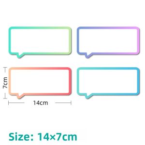 Magnetic Whiteboard Blackboard Stickers Refrigerator Magnets Office Teaching Course Schedule Reusable Name Tag Label Iron Sheets