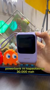LENTIVEN Powerbank 30000mAh Mini Dengan 4 Kabel USB Fast Charging