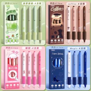 Smooth Gliding Ins Style Neutral Pen Quick Dry Carbon Water-Based Rollerball Pen Black Ink for Students And Business Professionals